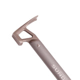 Max Outdoor Camping Hiking Tent Hammer Stake Remover Nail Puller Silver