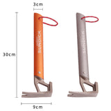 Max Outdoor Camping Hiking Tent Hammer Stake Remover Nail Puller Silver