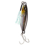 Max Metal Hard Jigging Lead Fish Swimbait Artificial Fishing Lures & Hook Brown
