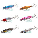 Max Metal Hard Jigging Lead Fish Swimbait Artificial Fishing Lures & Hook Brown