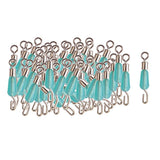 Max 100pcs Fishing Sub-line Link Connectors Quick Change Rolling Swivels Clips S