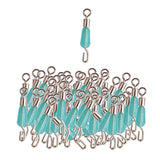 Max 100pcs Fishing Sub-line Link Connectors Quick Change Rolling Swivels Clips S