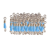 Max Metal Fishing Line Connector Quick Change Rolling Swivels Clip Swivels S