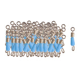 Max Metal Fishing Line Connector Quick Change Rolling Swivels Clip Swivels M