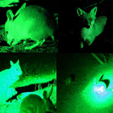 Max Maxb Super Bright Flashlight Torch Rechargeable LED Torch USB Green Light