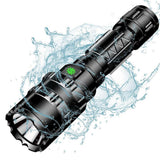 Max Maxb Super Bright Flashlight Torch Rechargeable LED Torch USB White Light