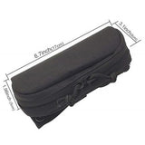Max Maxb Eyeglasses Hard Case Tactical Molle Zipper Sunglasses Carrying Case Black