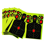 Max Maxb 10 Pieces Splatter Reactive Self Adhesive Shooting Targets Gun Rifle Pistol