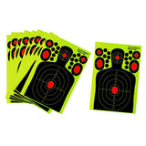 Max Maxb 10 Pieces Splatter Reactive Self Adhesive Shooting Targets Gun Rifle Pistol