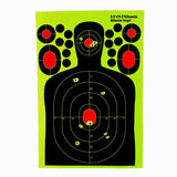 Max Maxb 10 Pieces Splatter Reactive Self Adhesive Shooting Targets Gun Rifle Pistol