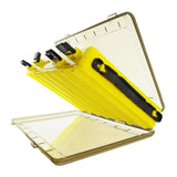 Max Maxb Double-layer Fishing Lure Box Tackle Box Bait Container Storage Yellow S