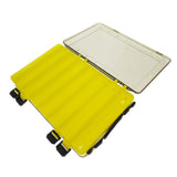 Max Maxb Double-layer Fishing Lure Box Tackle Box Bait Container Storage Yellow S