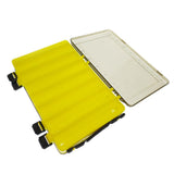 Max Maxb Double-layer Fishing Lure Box Tackle Box Bait Container Storage Yellow S