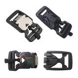 Maxbell Plastic Adjustable Security Lock Webbing Buckle for 25mm Webbing Backpack
