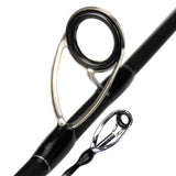 Maxbell 4 Section Carbon Fiber Fishing Rod Ultralight Lure Pole Straight Handle 2.1m