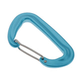 Max Maxb 12KN/5KN 7075 Aluminum Carabiner D-Ring Key Chain Clip Snap Hooks Blue
