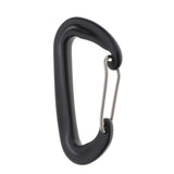 Max Maxb 12KN/5KN 7075 Aluminum Carabiner D-Ring Key Chain Clip Snap Hooks Black