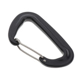 Max Maxb 12KN/5KN 7075 Aluminum Carabiner D-Ring Key Chain Clip Snap Hooks Black