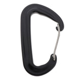 Max Maxb 12KN/5KN 7075 Aluminum Carabiner D-Ring Key Chain Clip Snap Hooks Black