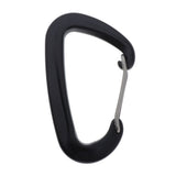 Max Maxb 12KN/5KN 7075 Aluminum Carabiner D-Ring Key Chain Clip Hooks  Black