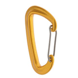 Max Maxb 12KN/5KN 7075 Aluminum Carabiner D-Ring Key Chain Clip Hooks  Gold
