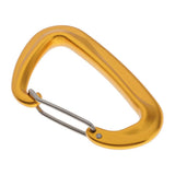 Max Maxb 12KN/5KN 7075 Aluminum Carabiner D-Ring Key Chain Clip Hooks  Gold