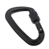 Max Maxb 12KN/5KN 7075 Aluminum Carabiner D-Ring Key Chain Clip Snap Hook 80cm