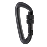 Max Maxb 12KN/5KN 7075 Aluminum Carabiner D-Ring Key Chain Clip Snap Hook 80cm
