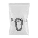 Max Maxb 12KN/5KN 7075 Aluminum Carabiner D-Ring Key Chain Clip Snap Hook 80cm