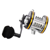 Maxbell Winter Ice Reel Trolling Reel for Sea Boat Big Game Fishing 4 Hole Reel