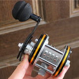 Maxbell Winter Ice Reel Trolling Reel for Sea Boat Big Game Fishing 4 Hole Reel