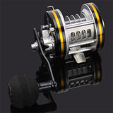 Maxbell Winter Ice Reel Trolling Reel for Sea Boat Big Game Fishing 4 Hole Reel