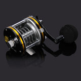 Maxbell Winter Ice Reel Trolling Reel for Sea Boat Big Game Fishing 4 Hole Reel