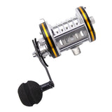 Maxbell Winter Ice Reel Trolling Reel for Sea Boat Big Game Fishing 5 Hole Reel