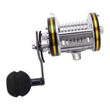 Maxbell Winter Ice Reel Trolling Reel for Sea Boat Big Game Fishing 8 Hole Reel