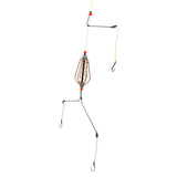 Max Maxb Fishing Feeder Basket Holder Fishing Bait Cage with Line Hooks 15g