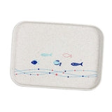 Maxbell 1 Piece Hotel Serving Trays Rectangle Melamine Plastic Tableware White S