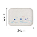 Maxbell 1 Piece Hotel Serving Trays Rectangle Melamine Plastic Tableware White S