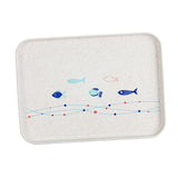 Maxbell 1 Piece Hotel Serving Trays Rectangle Melamine Plastic Tableware White M
