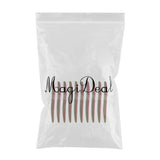 Maxbell 10pcs Imitation Earthworm Artificial Soft Bait Fishing Lure W121-07