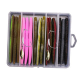 Maxbell 15pcs Imitation Earthworm Artificial Soft Bait Fishing Lures