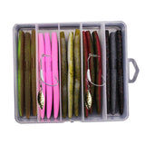 Maxbell 15pcs Imitation Earthworm Artificial Soft Bait Fishing Lures