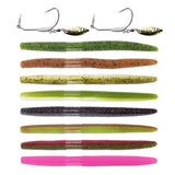 Maxbell 15pcs Imitation Earthworm Artificial Soft Bait Fishing Lures