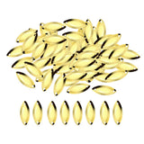 Maxbell 100pcs Fly Fishing Spoons Lure Hard Sequins Baits Golden S