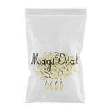 Maxbell 100pcs Fly Fishing Spoons Lure Hard Sequins Baits Golden S