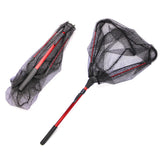 Maxbell Foldable Trilateral Fishing Landing Net Brail Telescopic Handle 80cm