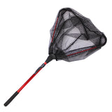 Maxbell Foldable Trilateral Fishing Landing Net Brail Telescopic Handle 80cm