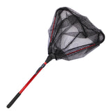 Maxbell Foldable Trilateral Fishing Landing Net Brail Telescopic Handle 80cm