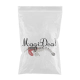 Maxbell Lead Head Multi-jointed Shrimp Fishing Lure Clear with Black Line