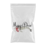Maxbell Lead Head Multi-jointed Shrimp Fishing Lure Luminous with Black Line